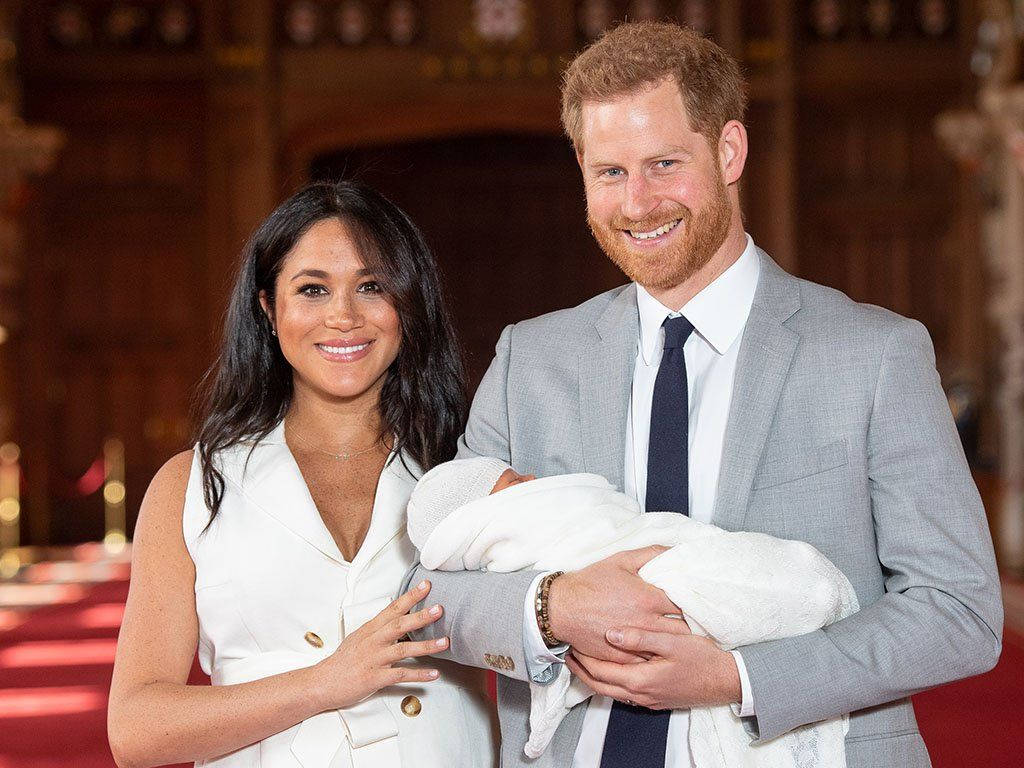 Prince Harry, Meghan Markle And Archie Wallpaper