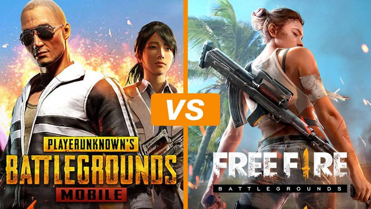 Pubg Vs Free Fire Orange Aesthetic Border Wallpaper