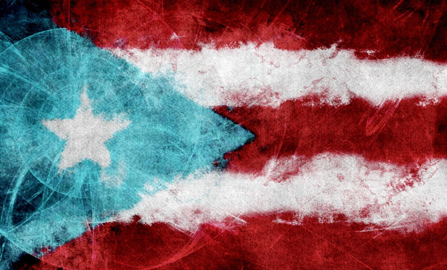 Puerto Rico Flag Edited Art Wallpaper