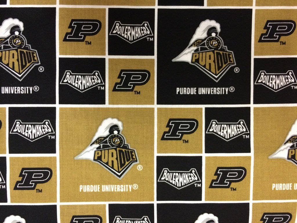 Purdue University Grid Collage Graphic Wallpaper