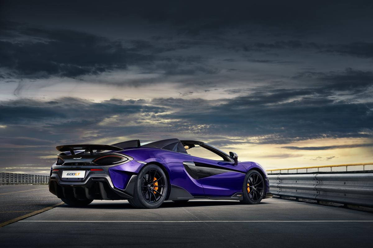 Purple Mclaren Spyder 600lt Wallpaper