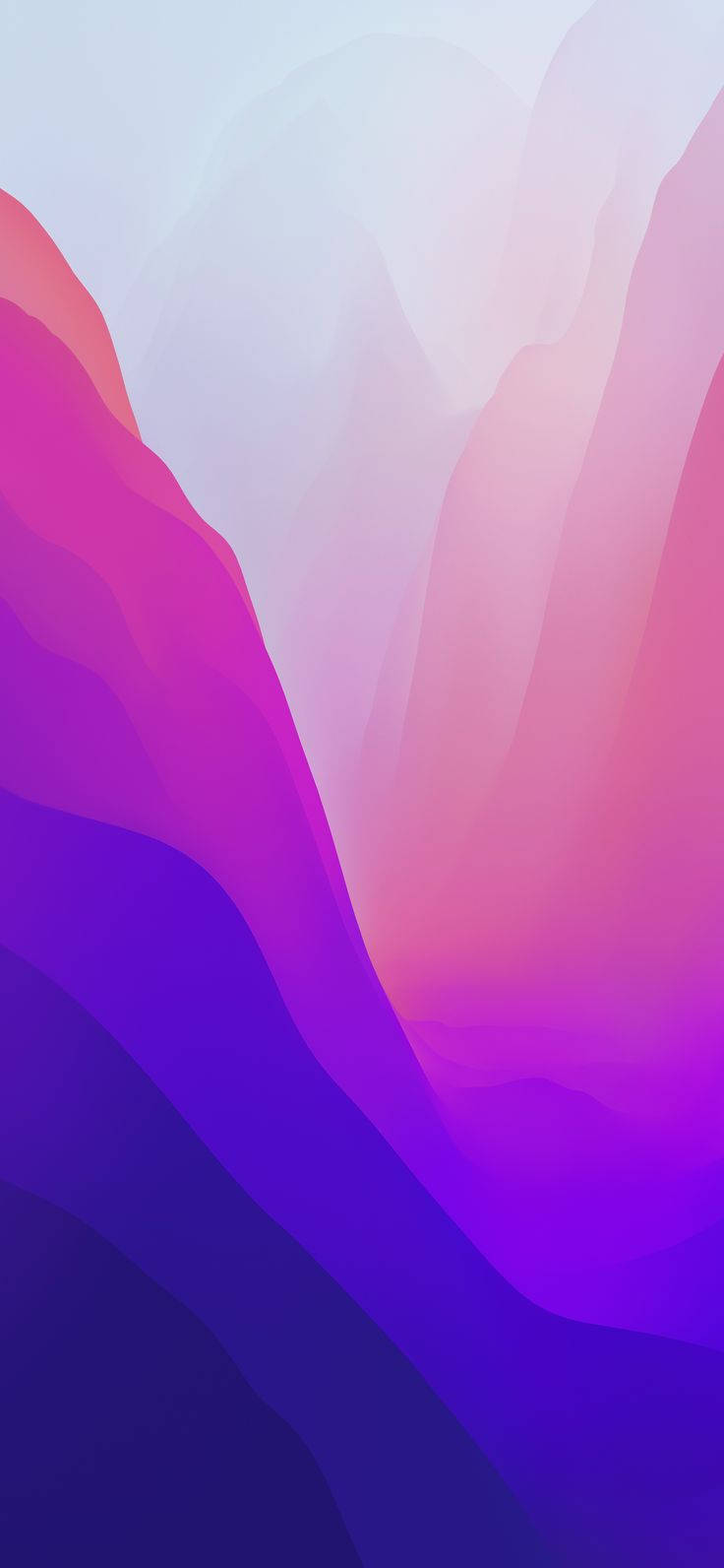 Purplish Gradient Macos Monterey Wallpaper