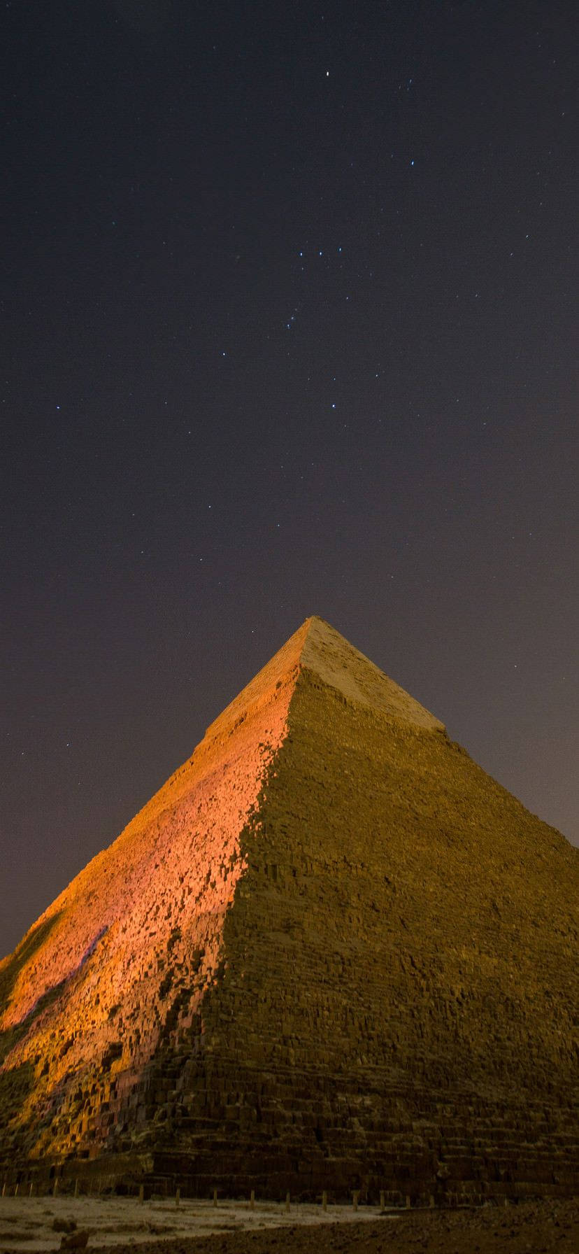 Pyramid At Night Iphone Xr Wallpaper