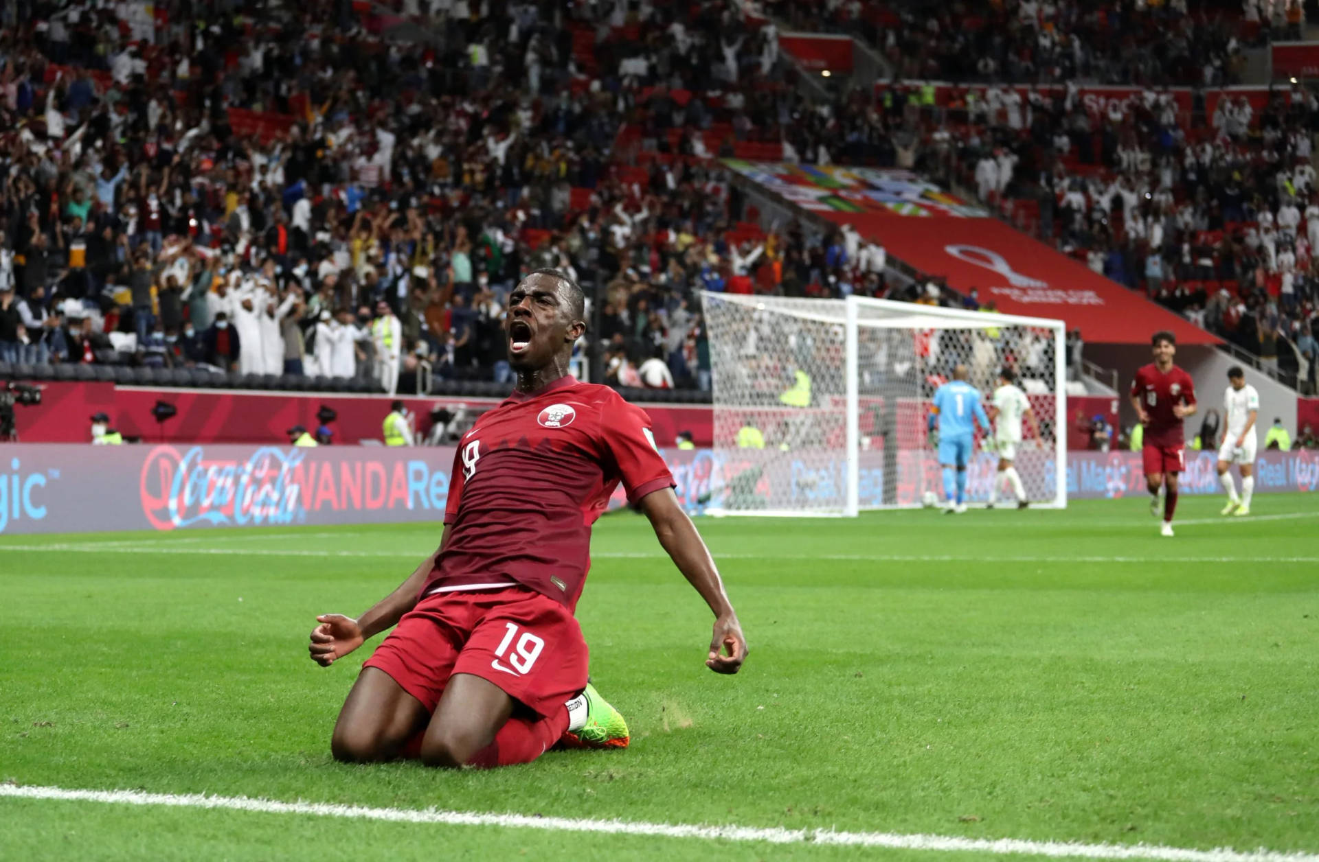 Qatar National Football Team Almoez Ali Wallpaper