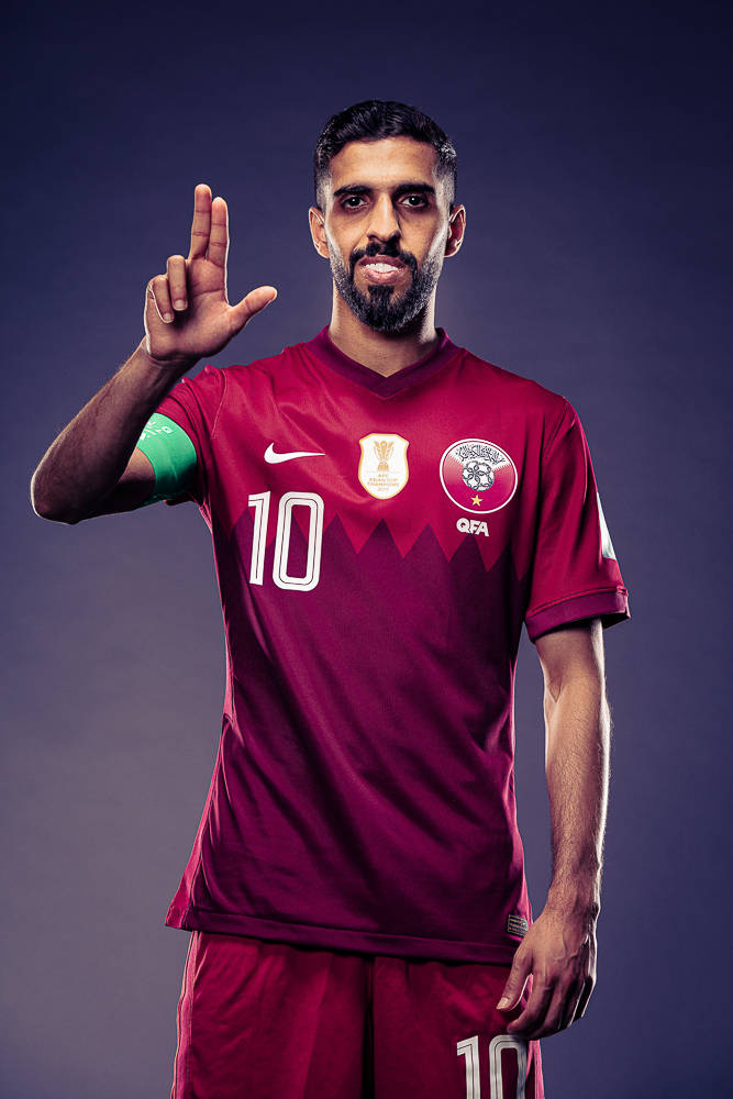 Qatar National Football Team Captain Hassan Al-haydos Wallpaper