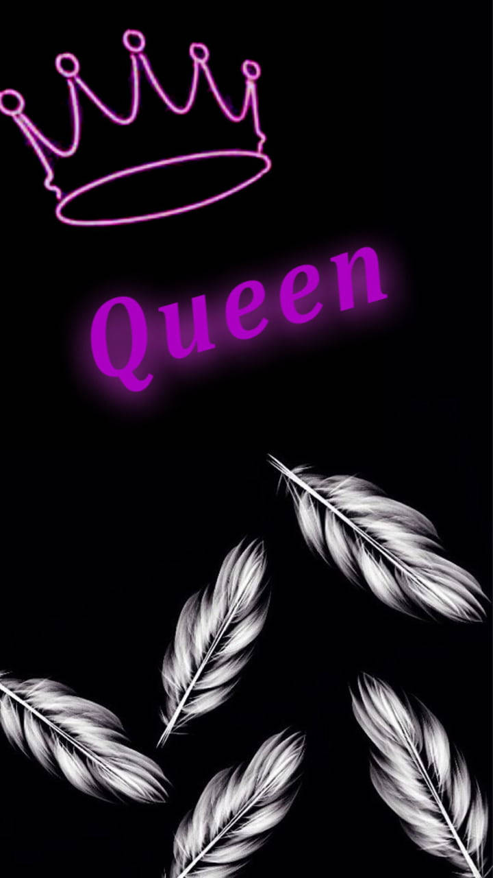 Queen Black And Purple Aesthetic Wallpaper