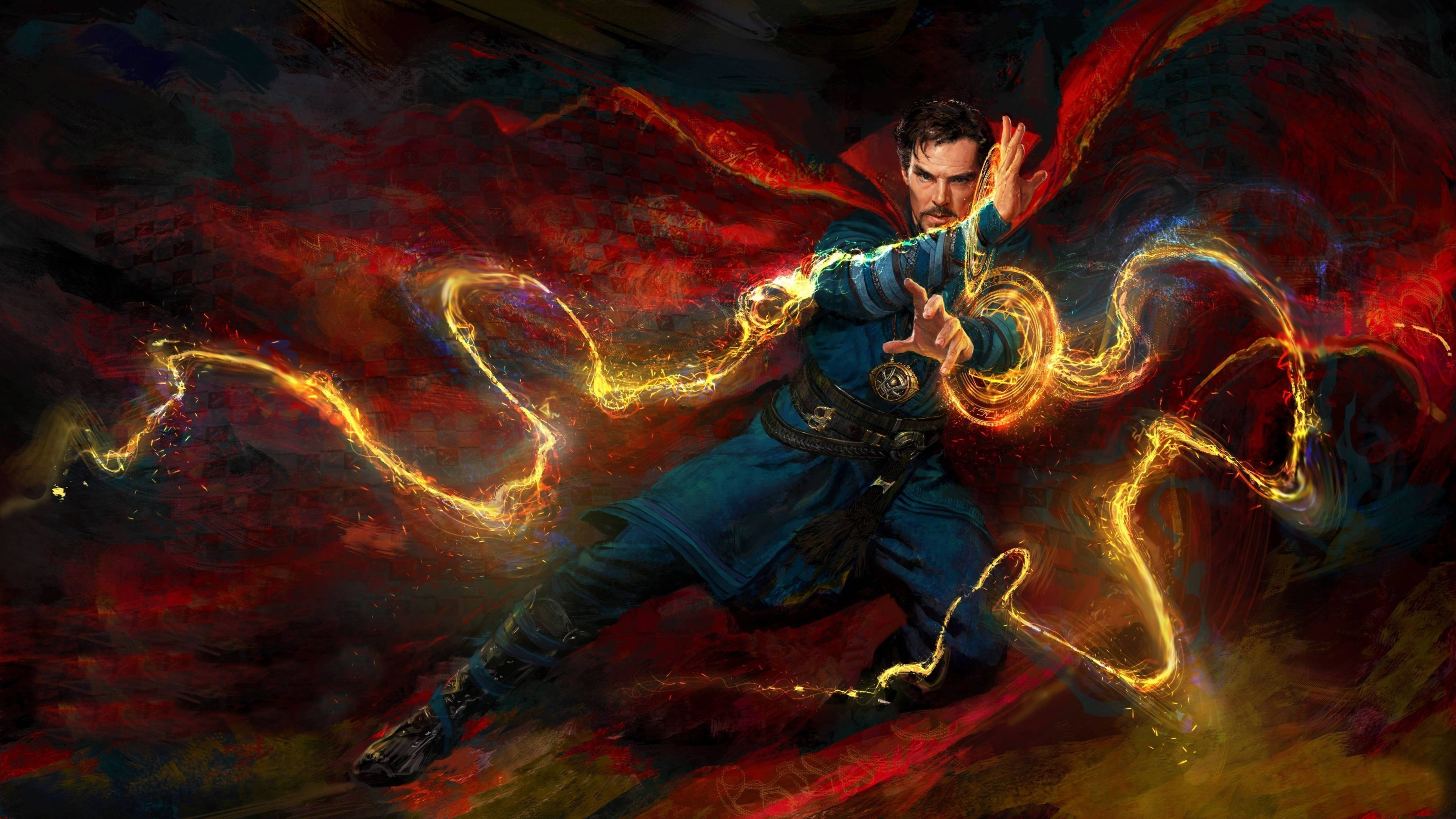 Raggadorr Magic Spell Doctor Strange 4k Wallpaper