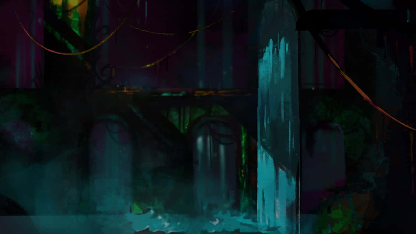 Rain World_ Mysterious Underground Wallpaper