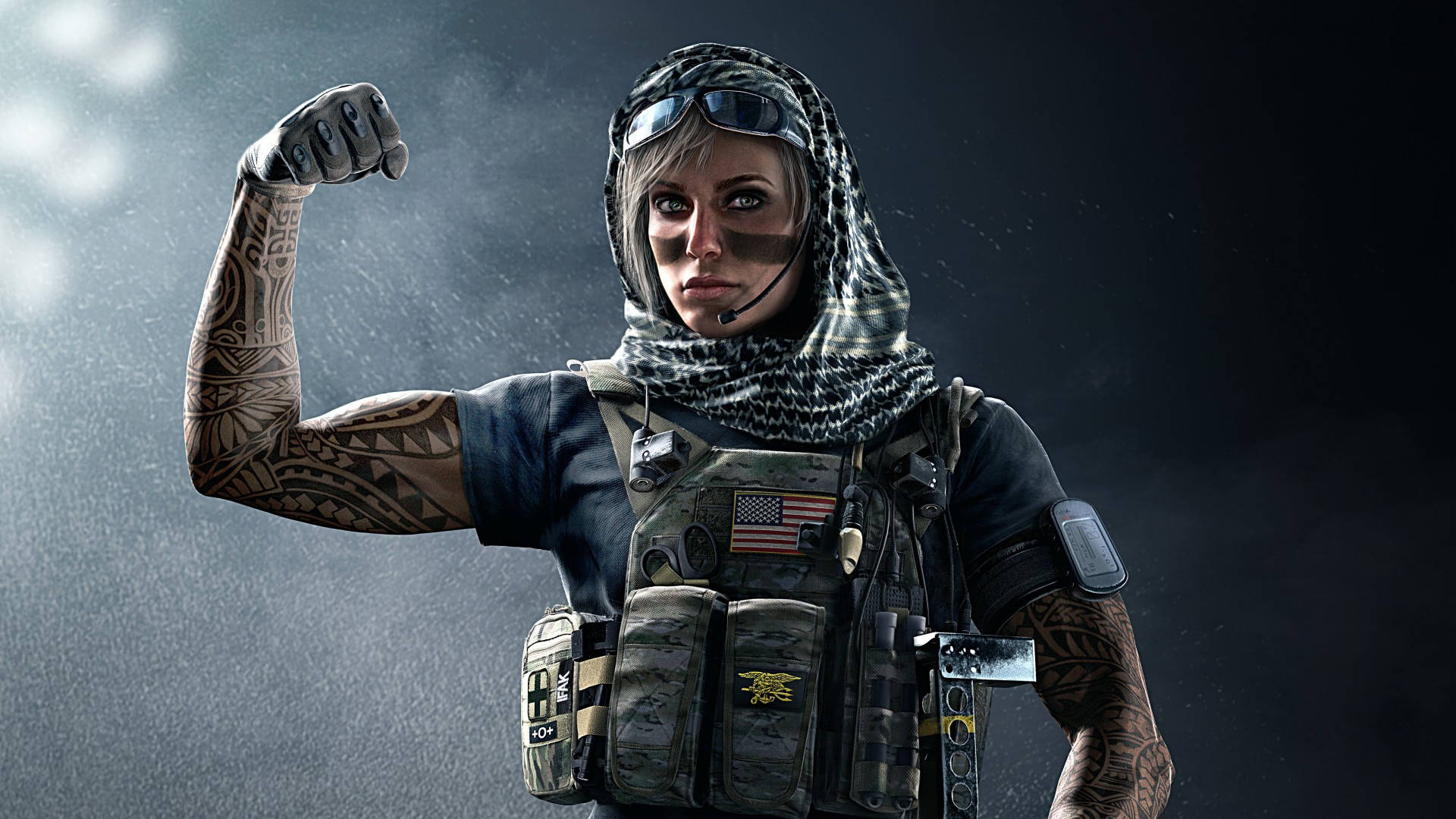 Rainbow Six Valkyrie Flexing Wallpaper