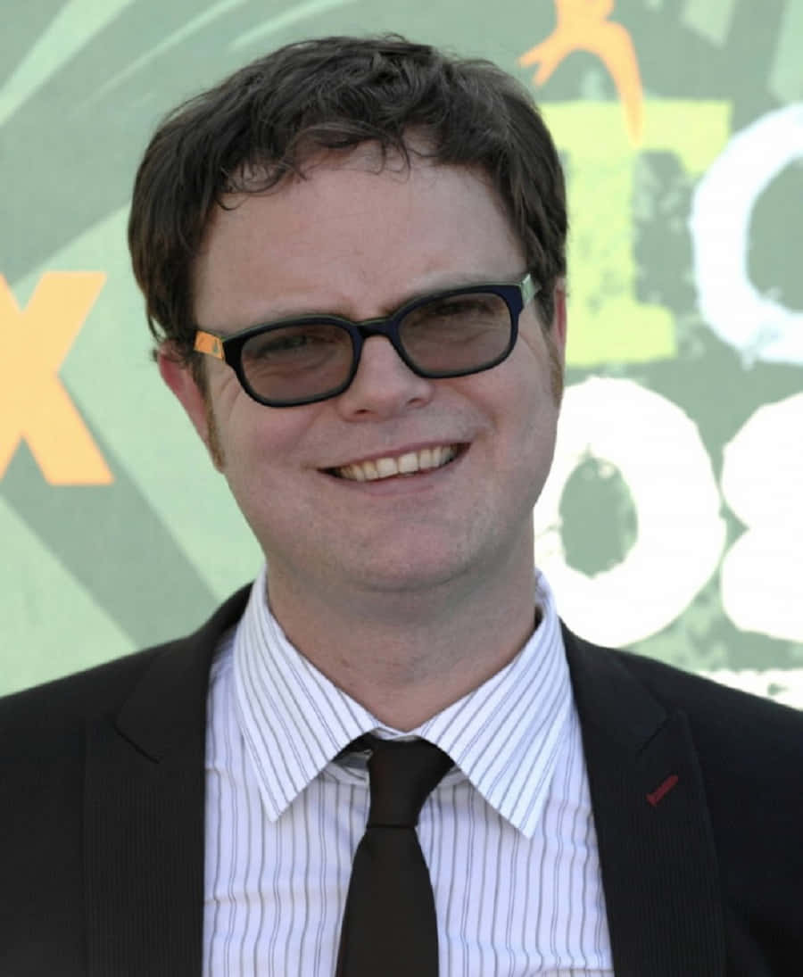 Rainn Wilson In Character As Dwight From 