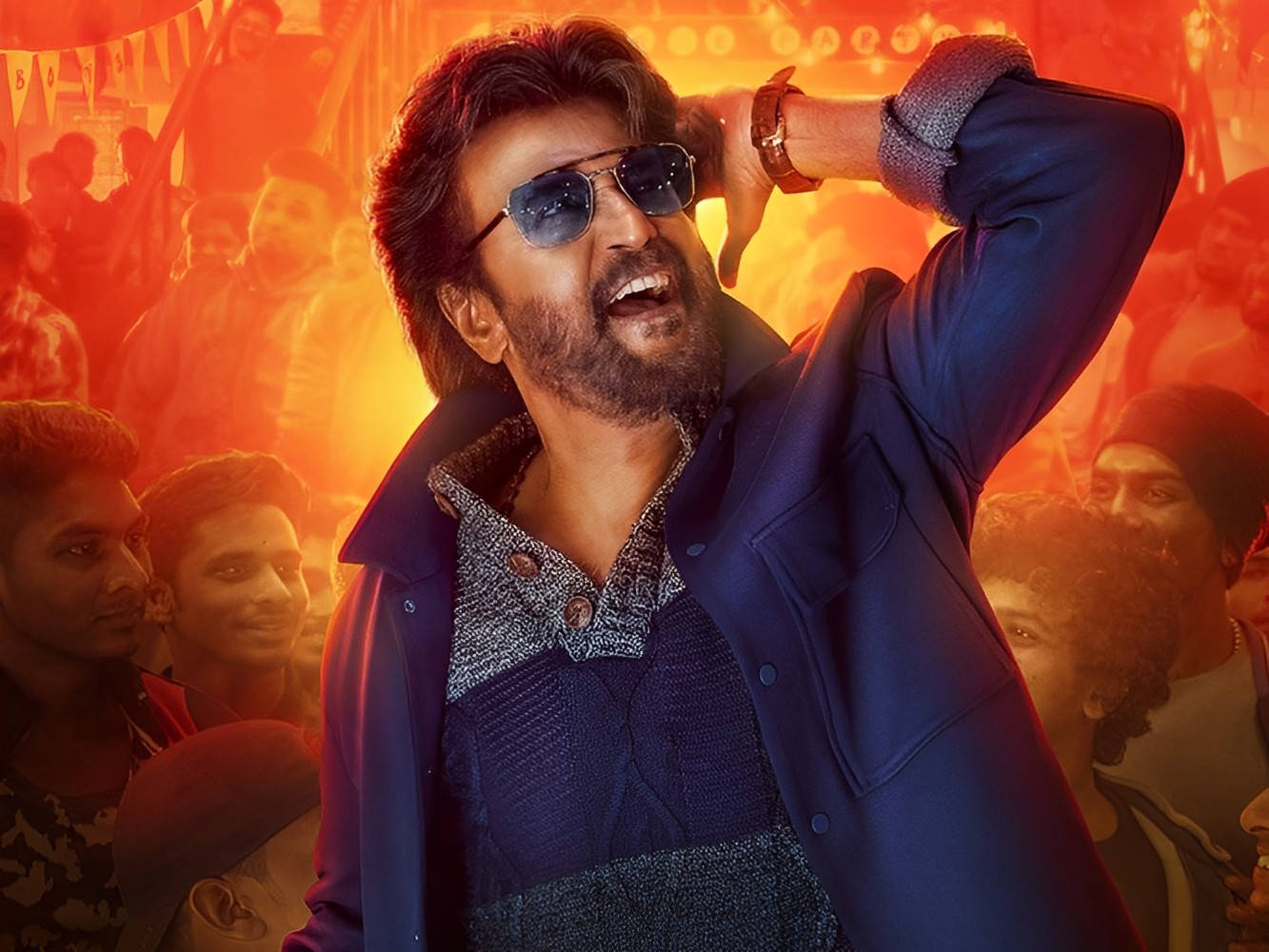 Rajinikanth Singing Massu Maranam Wallpaper