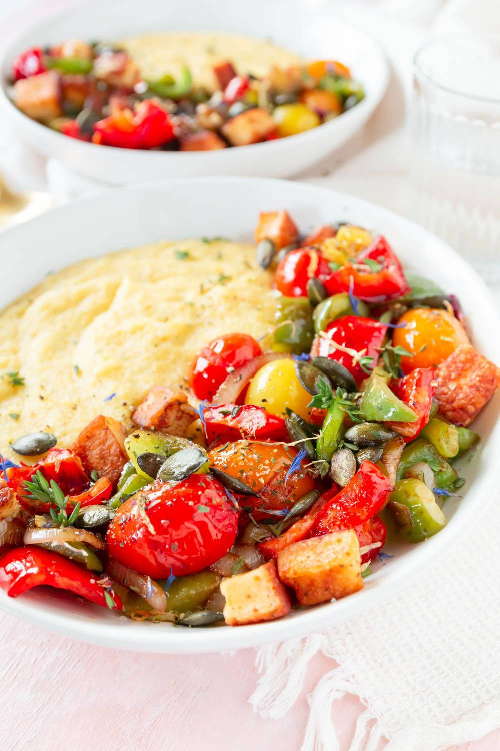 Ratatouille Polenta Dish Wallpaper