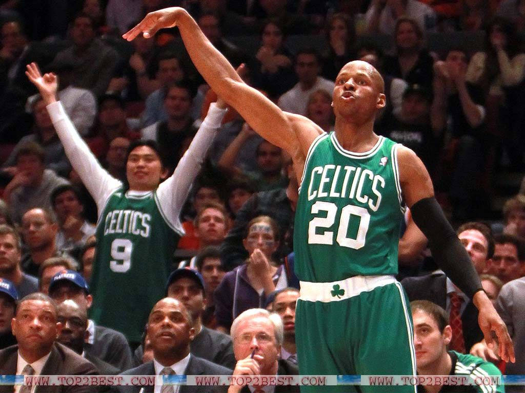 Ray Allen Cool Shoot It Hand Gesture Wallpaper