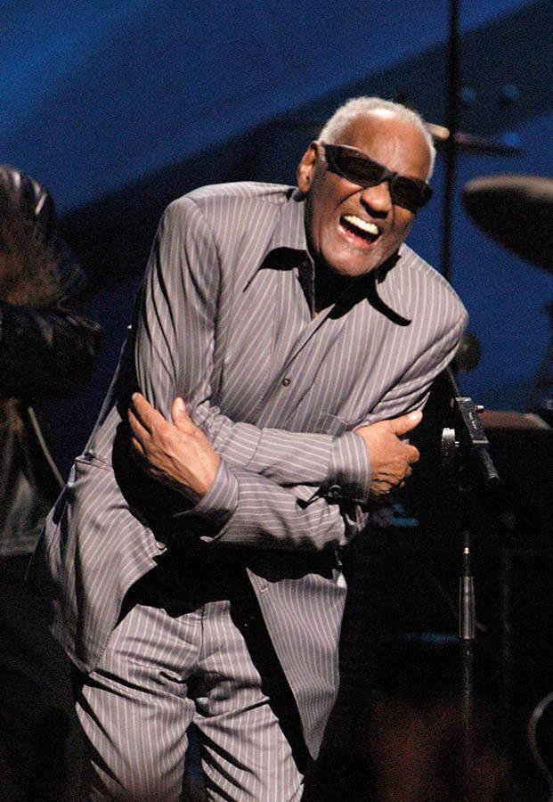 Ray Charles Laughing Hard Wallpaper