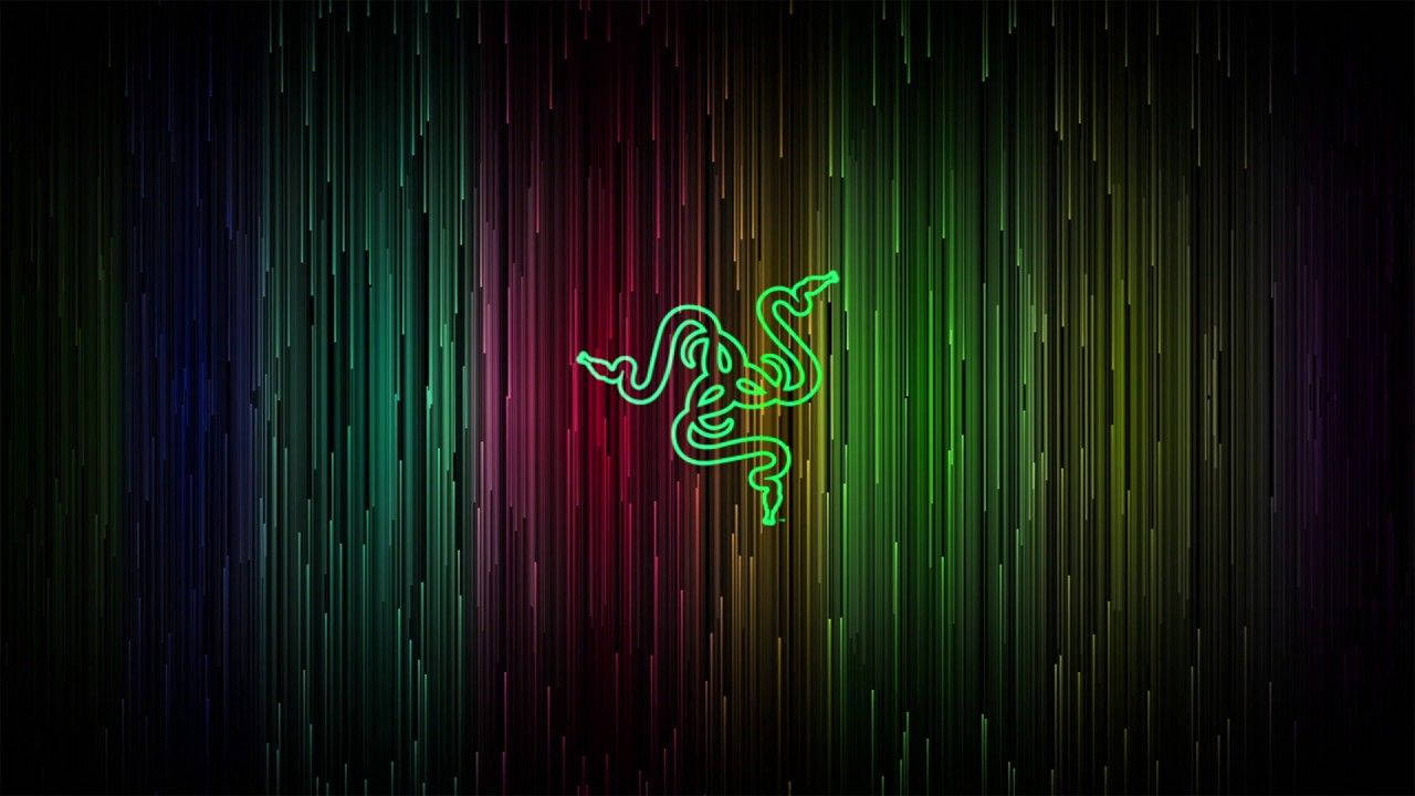 Razer Multicolored Lines Wallpaper