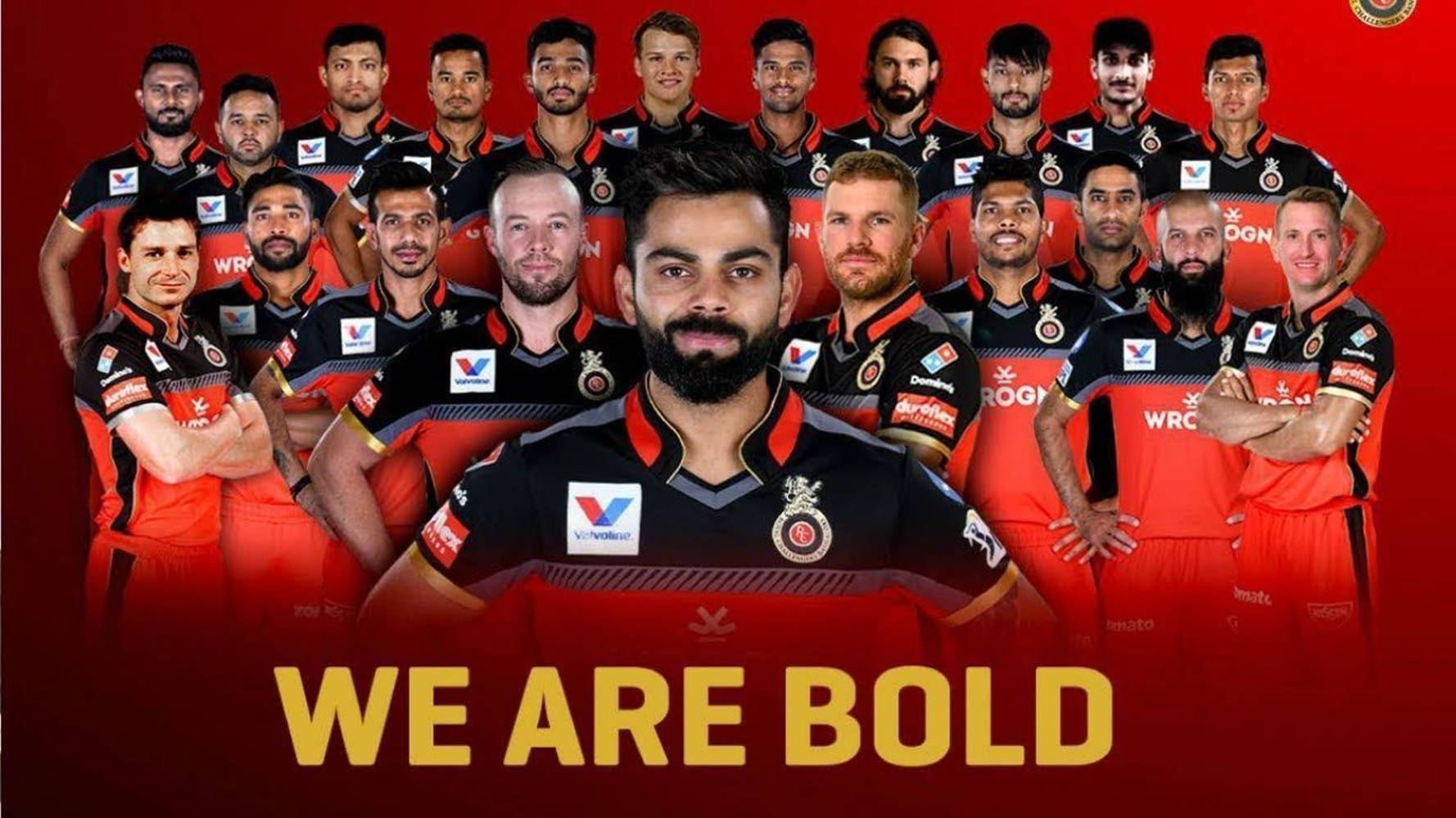 Rcb Ipl 2021 Team Lineup Wallpaper