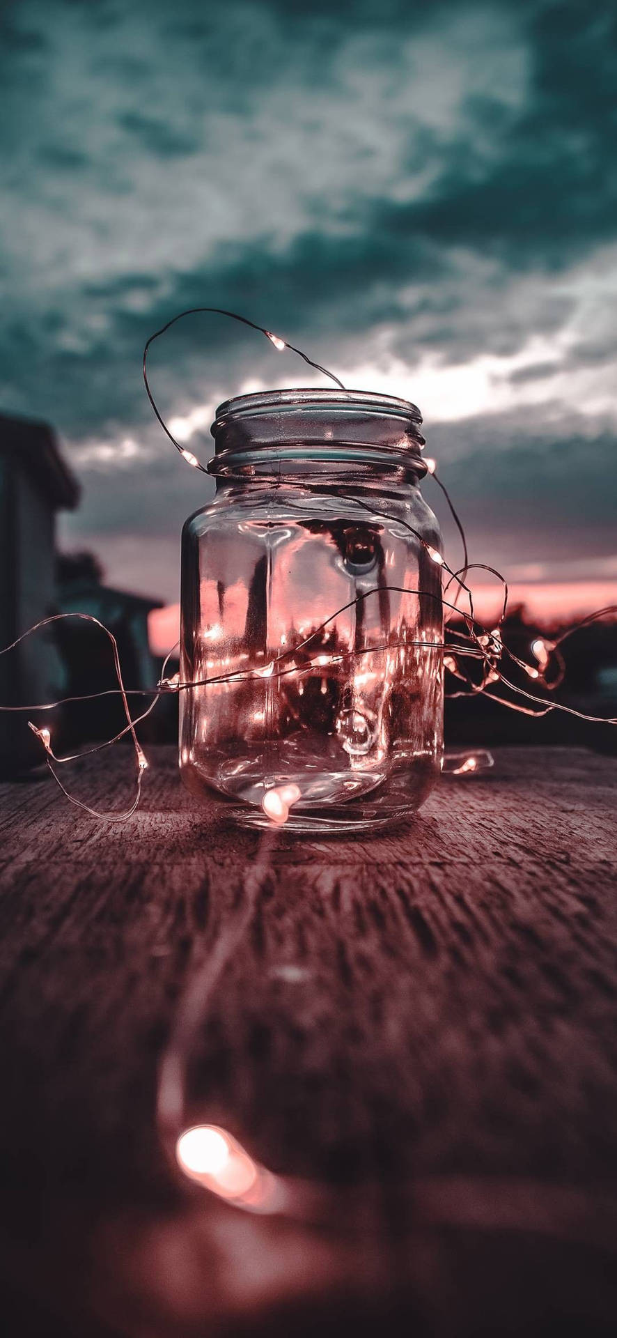 Realme 7 Pro Jar With Lights Wallpaper