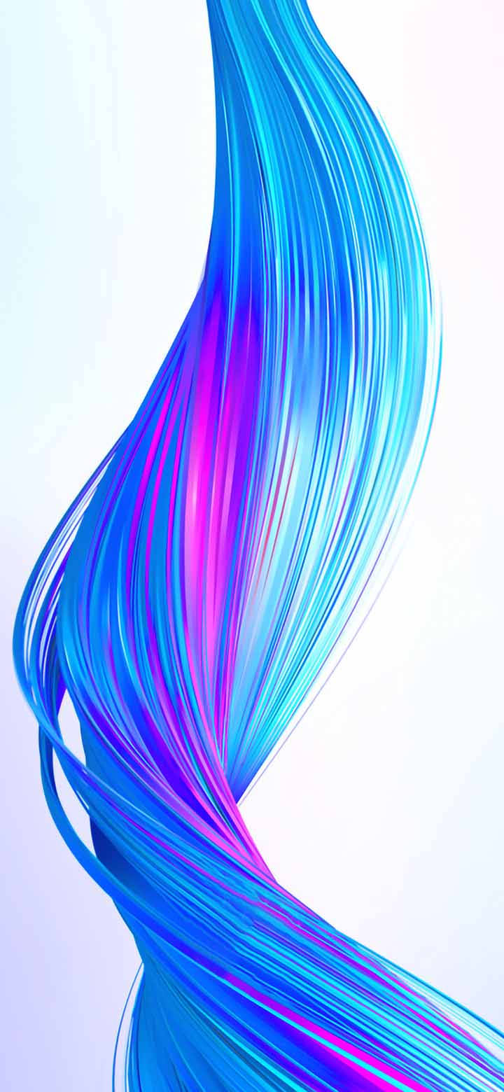 Realme Strands Of Colors Wallpaper