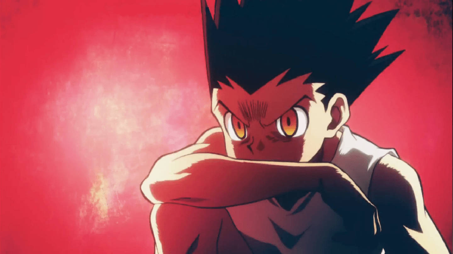 Red Aesthetic Adult Gon Wallpaper