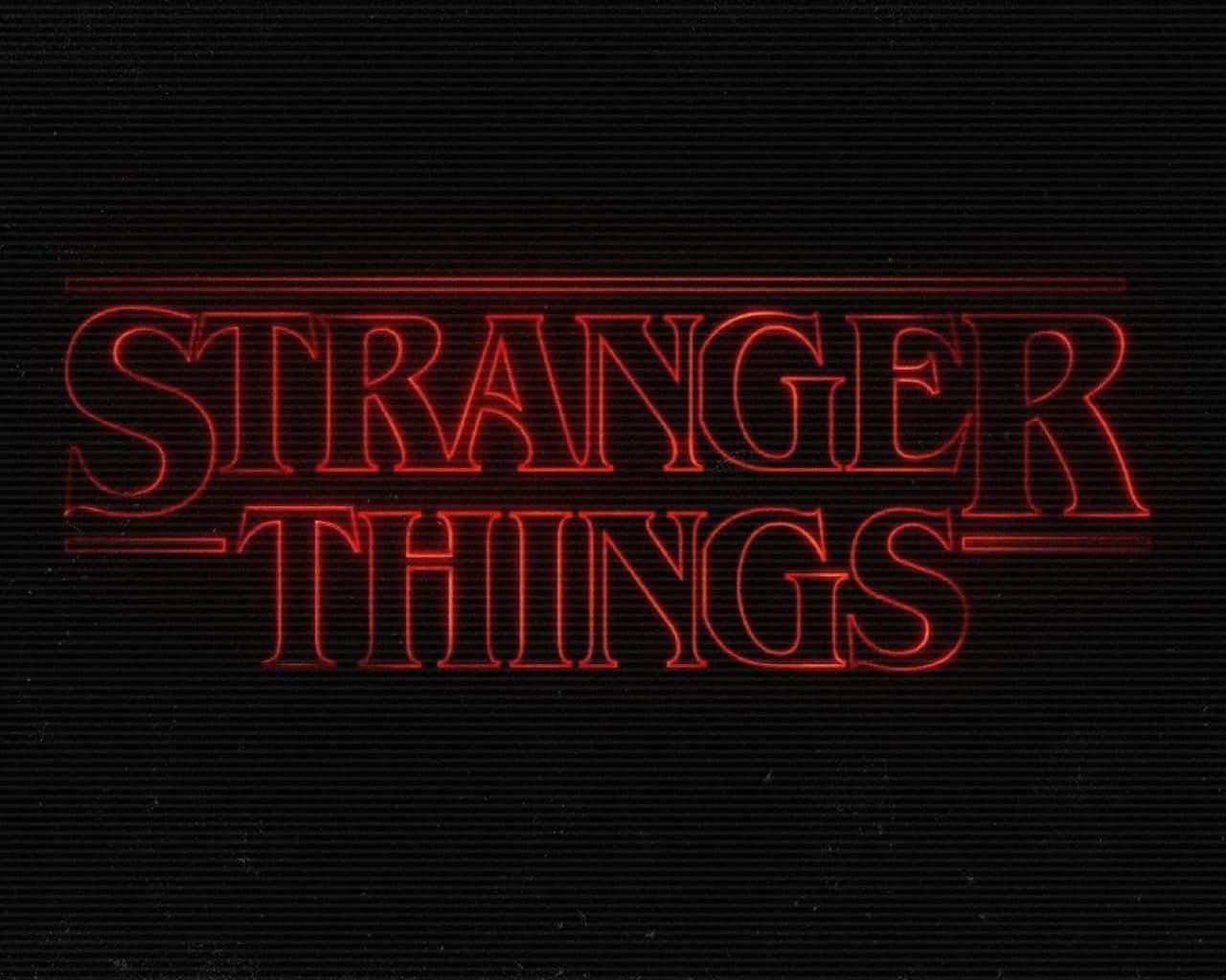 Red Aesthetic Laptop Stranger Things Wallpaper