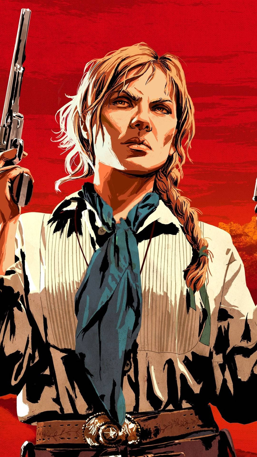 Red Dead Iphone Sadie Adler Wallpaper