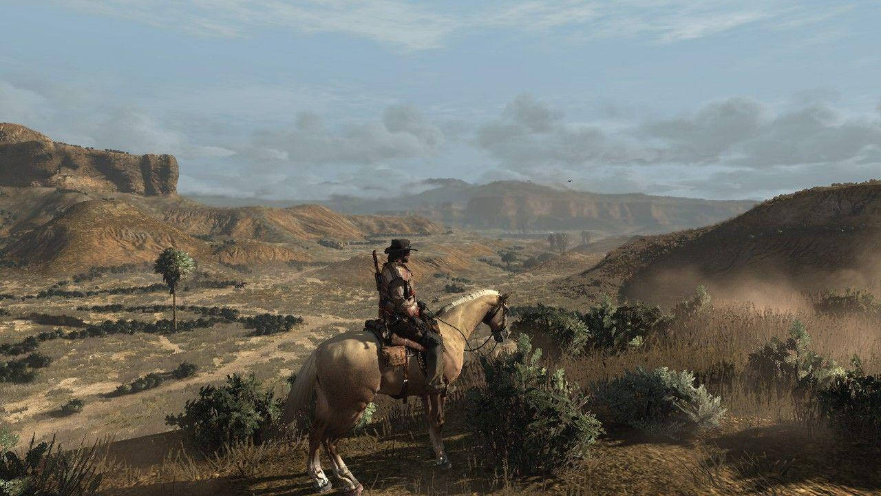 Red Dead Redemption 2 4k Deserted Area Wallpaper