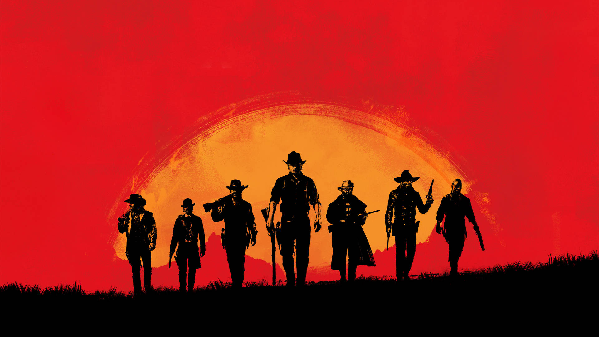 Red Dead Redemption 2 4k Gang Wallpaper