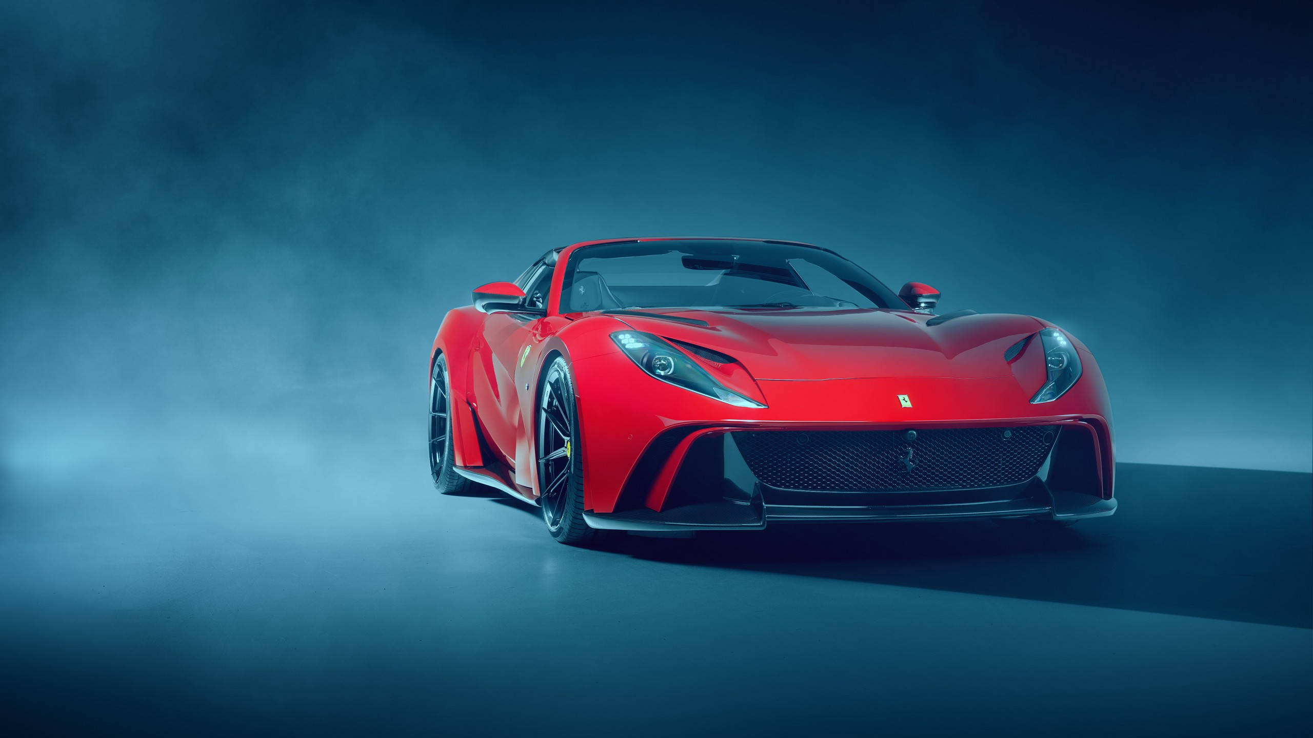 Red Ferrari 812 Superfast Car In High Definition Wallpaper