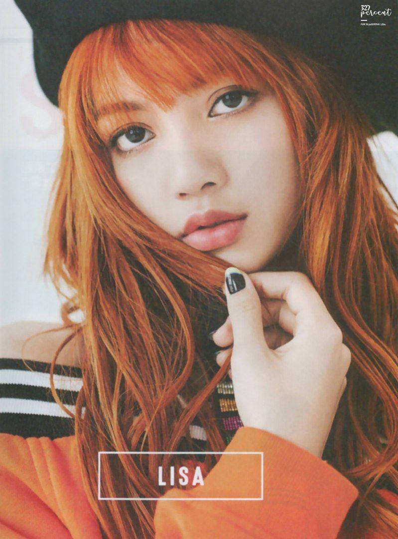 Redhead Blackpink Lisa Wallpaper