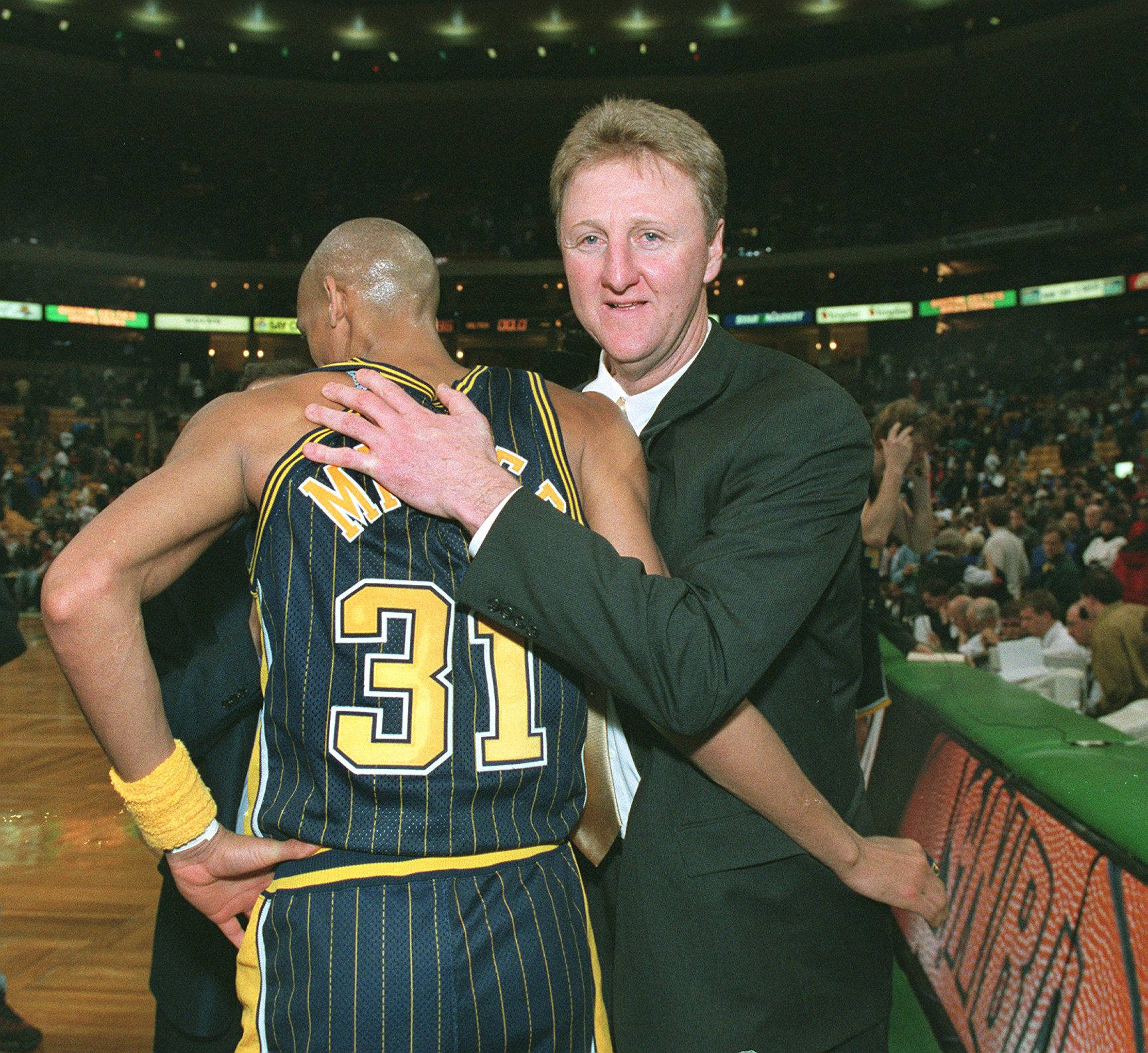 Reggie Miller And Larry Bird Wallpaper