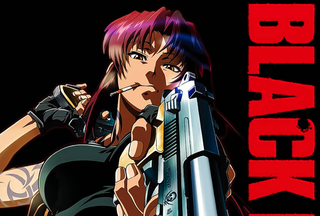 Revy Smoking Smiling Black Lagoon Wallpaper