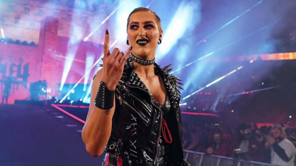 Rhea Ripley Wrestling Entrance Wallpaper