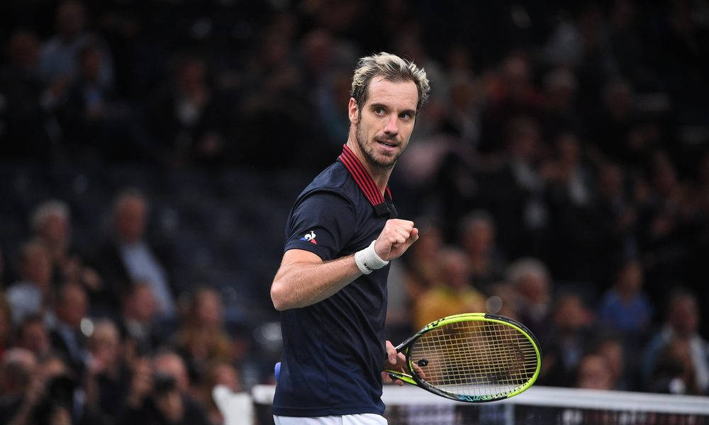 Richard Gasquet Fist Pump Wallpaper