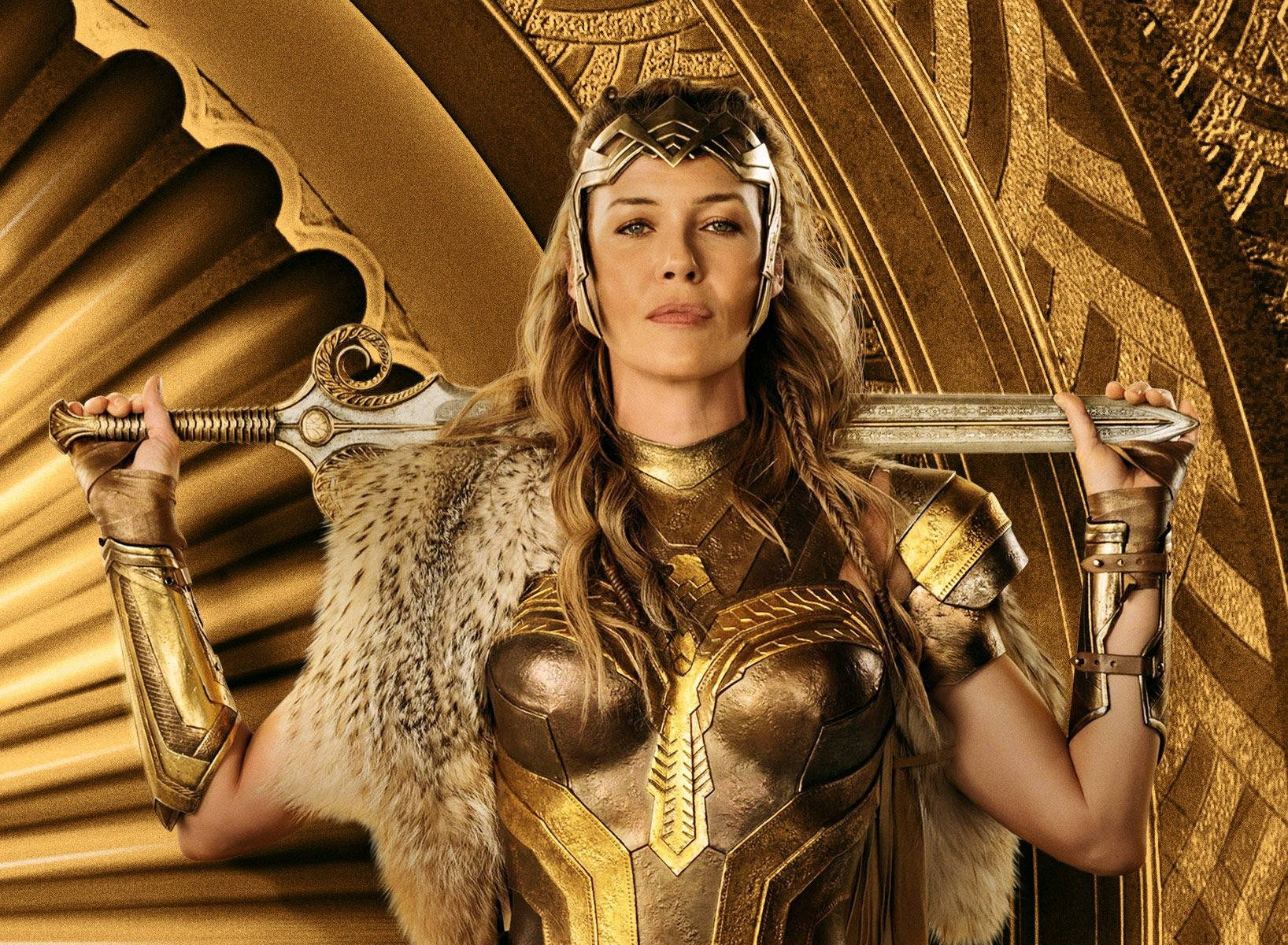 Robin Wright In Wonder Woman Movie Wallpaper