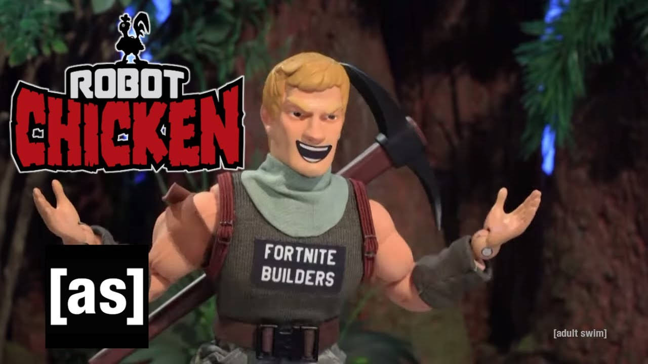 Robot Chicken Fortnite Parody Wallpaper