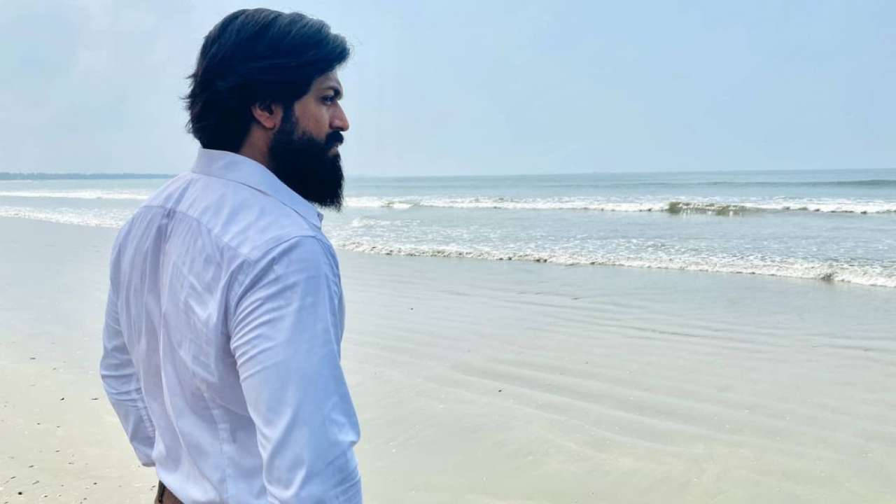 Rocking Star Yash At Beach Wallpaper