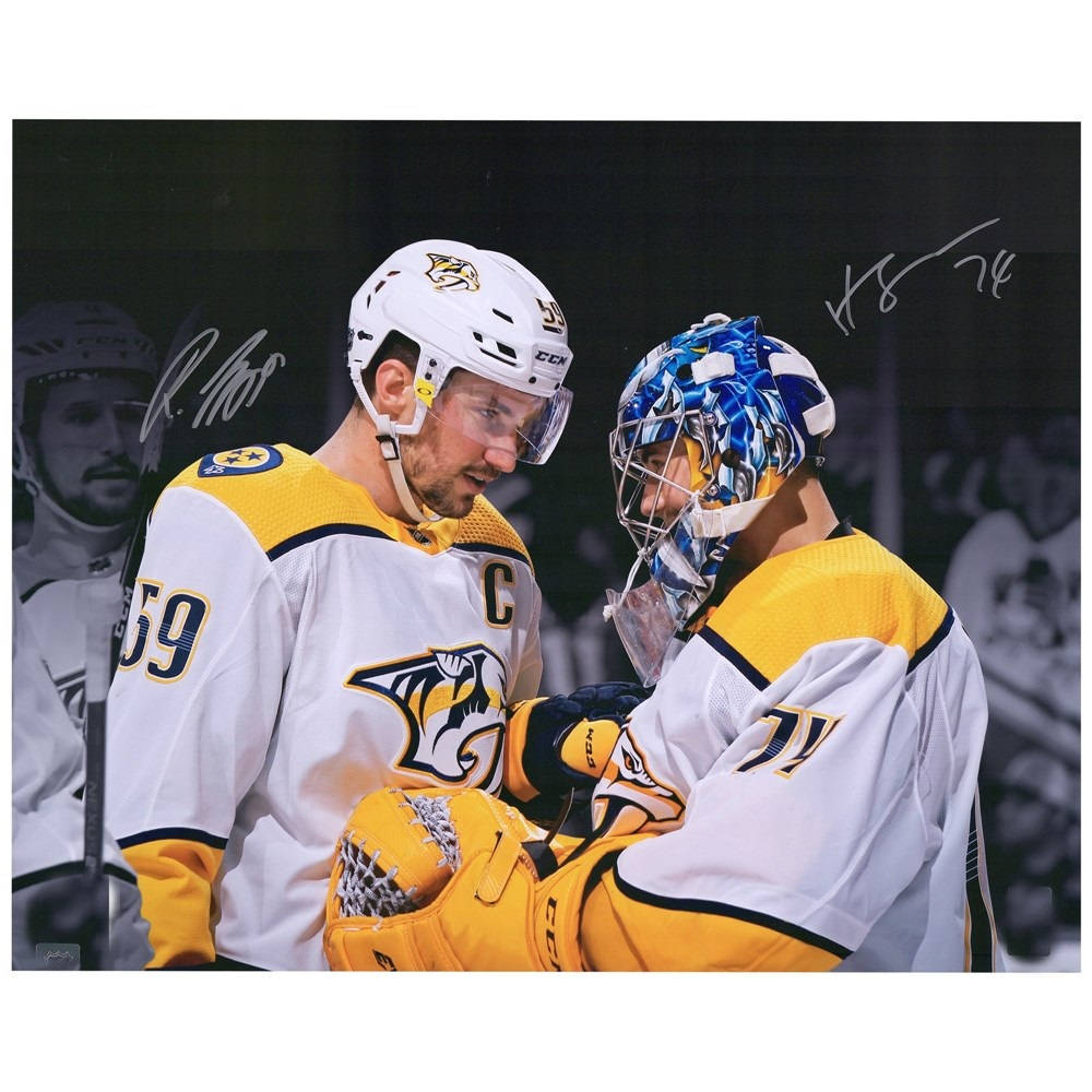 Roman Josi And Juuse Saros Wallpaper