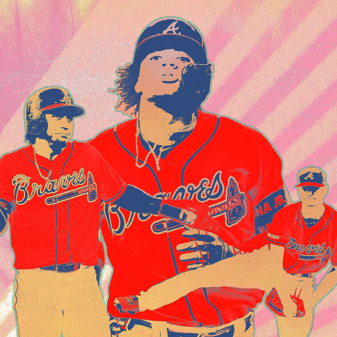 Ronald Acuna Jr. Pop Art Wallpaper