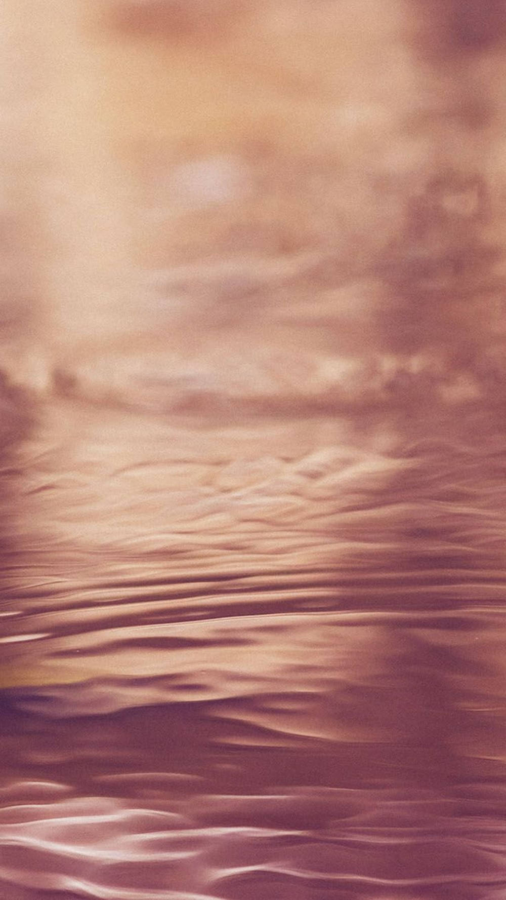 Rose Gold Ipad Seawater Ripples Wallpaper