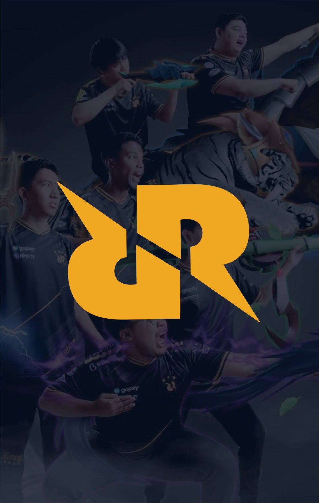 Rrq Gaming Team In Action Wallpaper