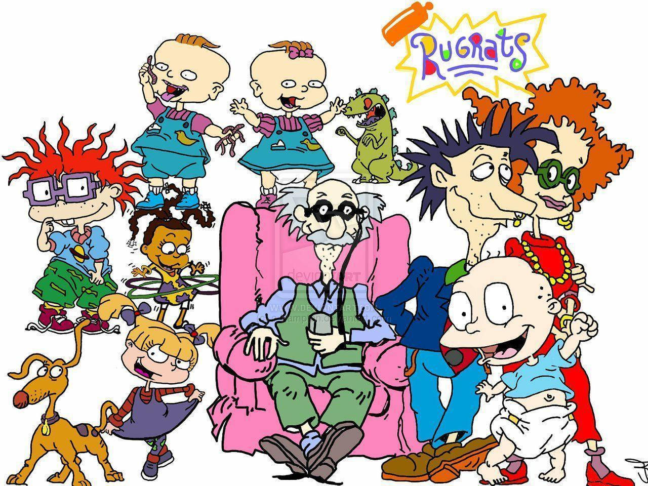 Rugrats Cute Characters Poster Wallpaper