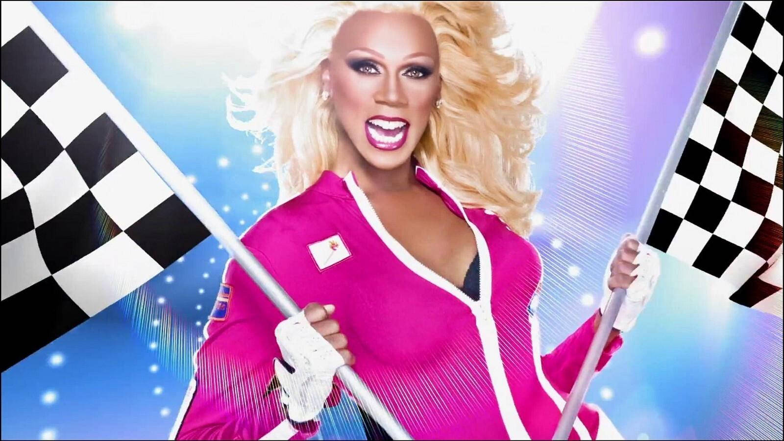 Rupaul's Drag Race Flag Model Wallpaper