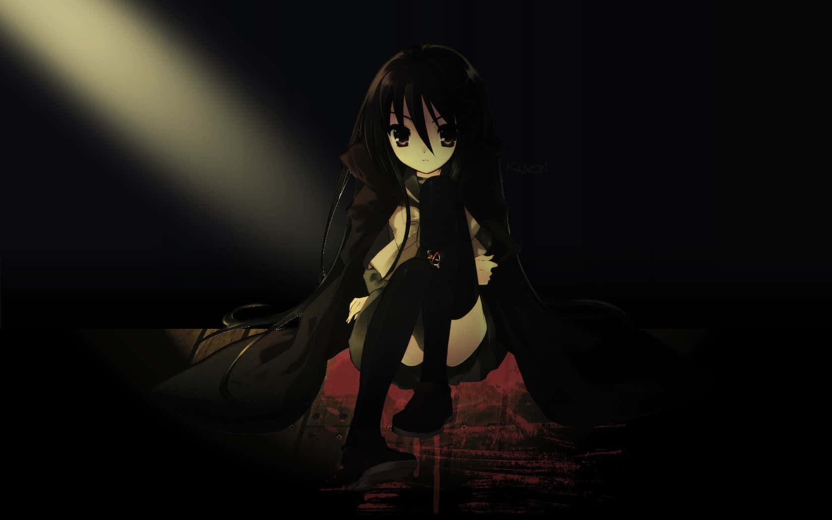 Sad Dark Anime [wallpaper] Wallpaper