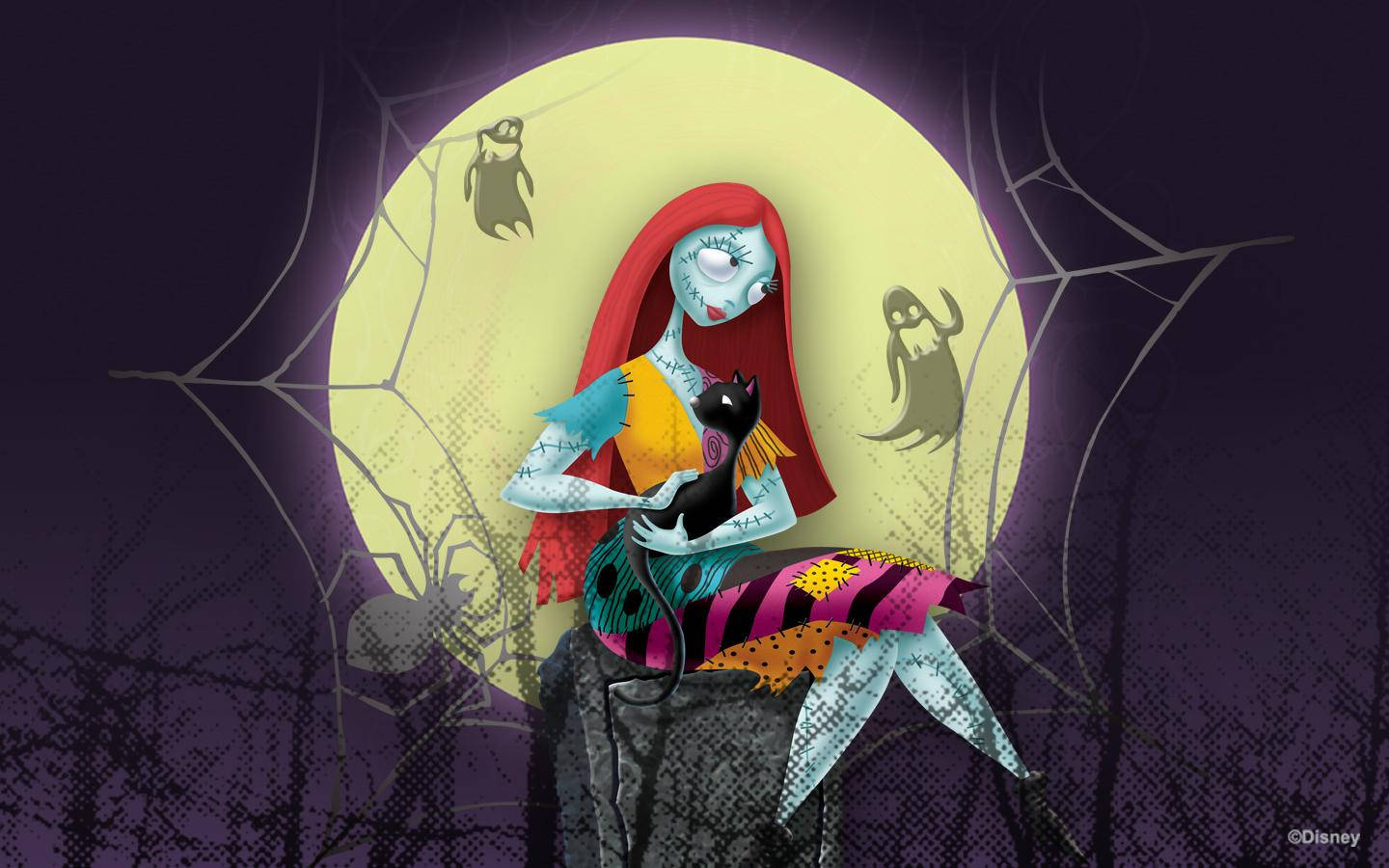 Sally, The Beloved Rag Doll From The Nightmare Before Christmas Wallpaper