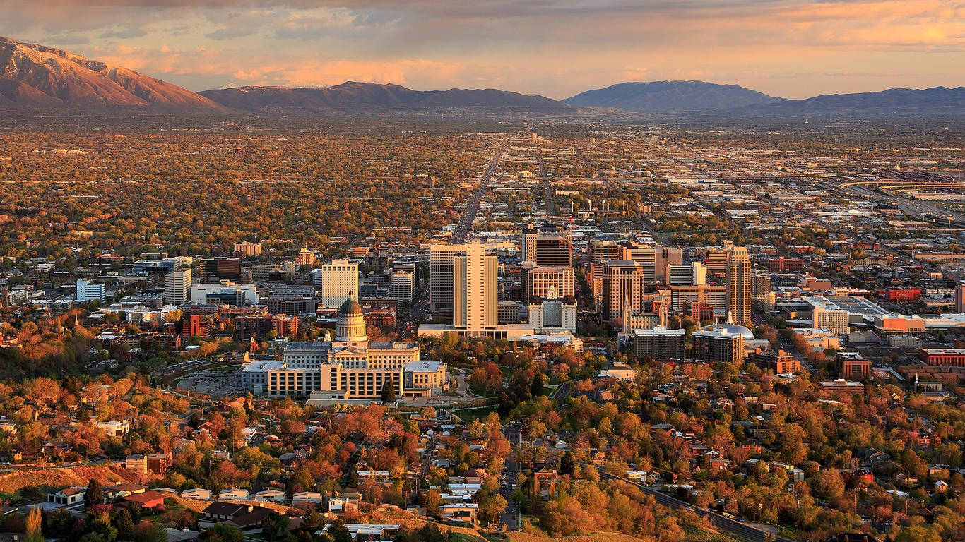 Salt Lake City Golden Hour Wallpaper