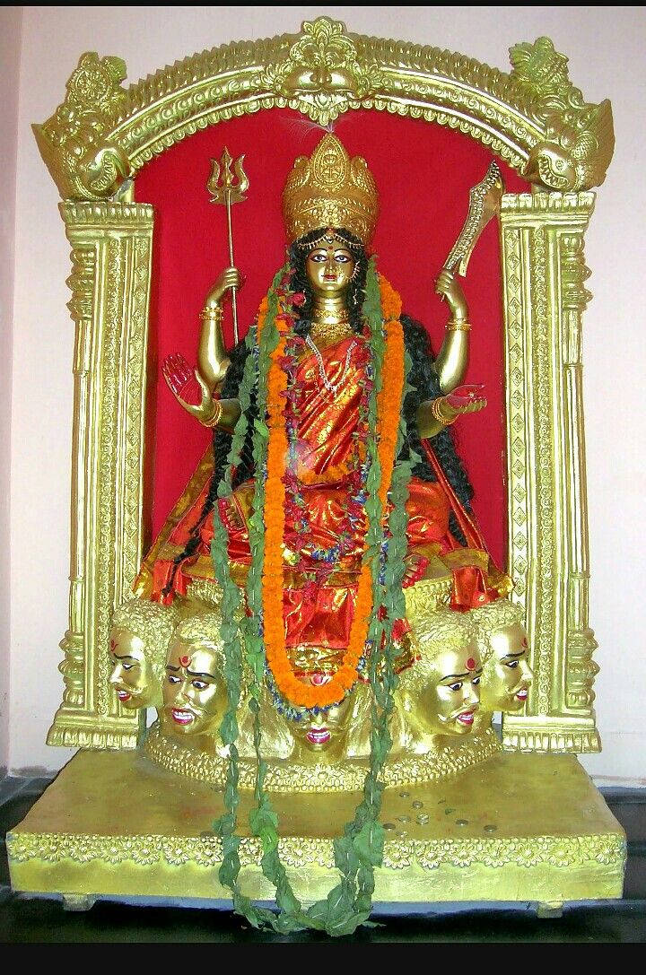 Santoshi Maa Chandi Deity Wallpaper