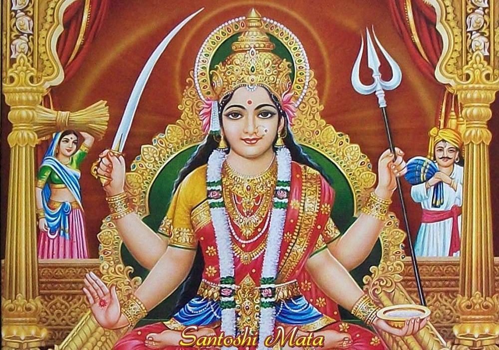 Santoshi Maa Local Goddess Wallpaper