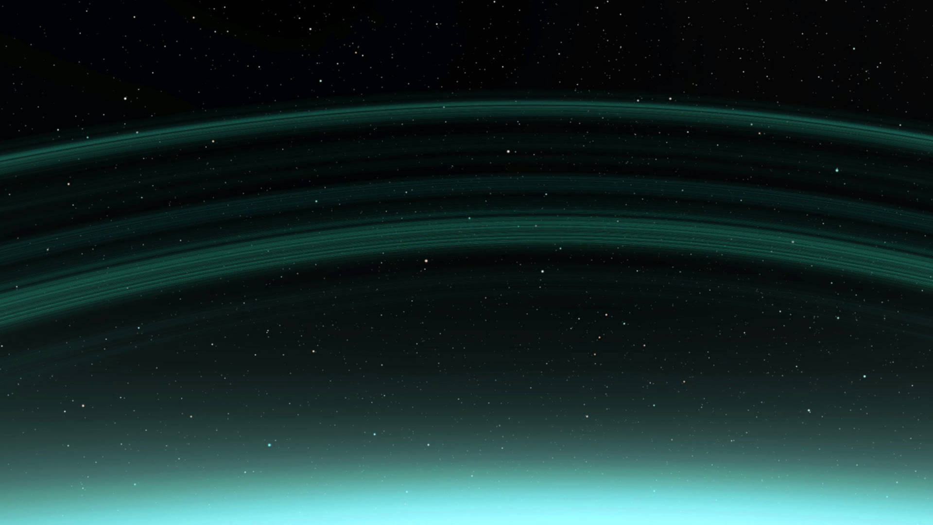 Saturn Rings Teal 4k Wallpaper