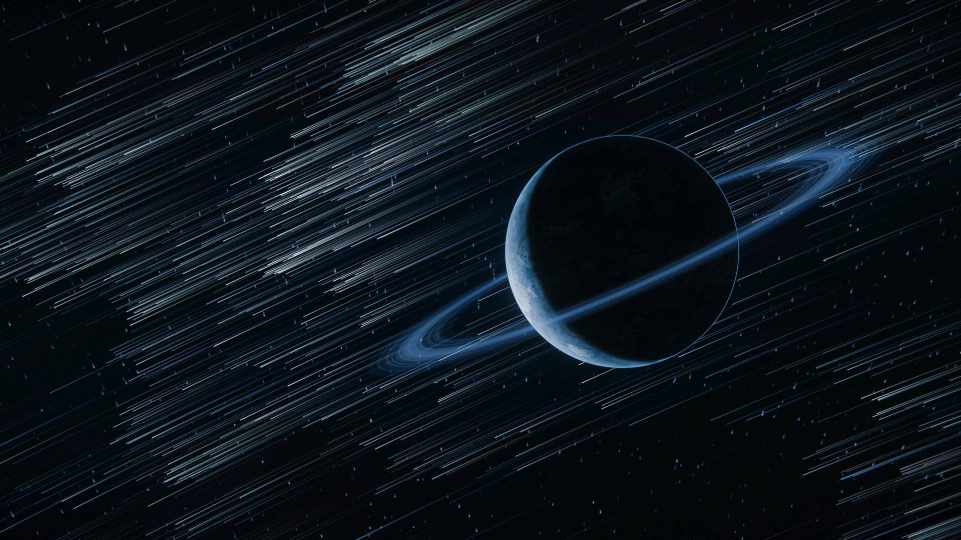 Saturn Shower 4k Wallpaper