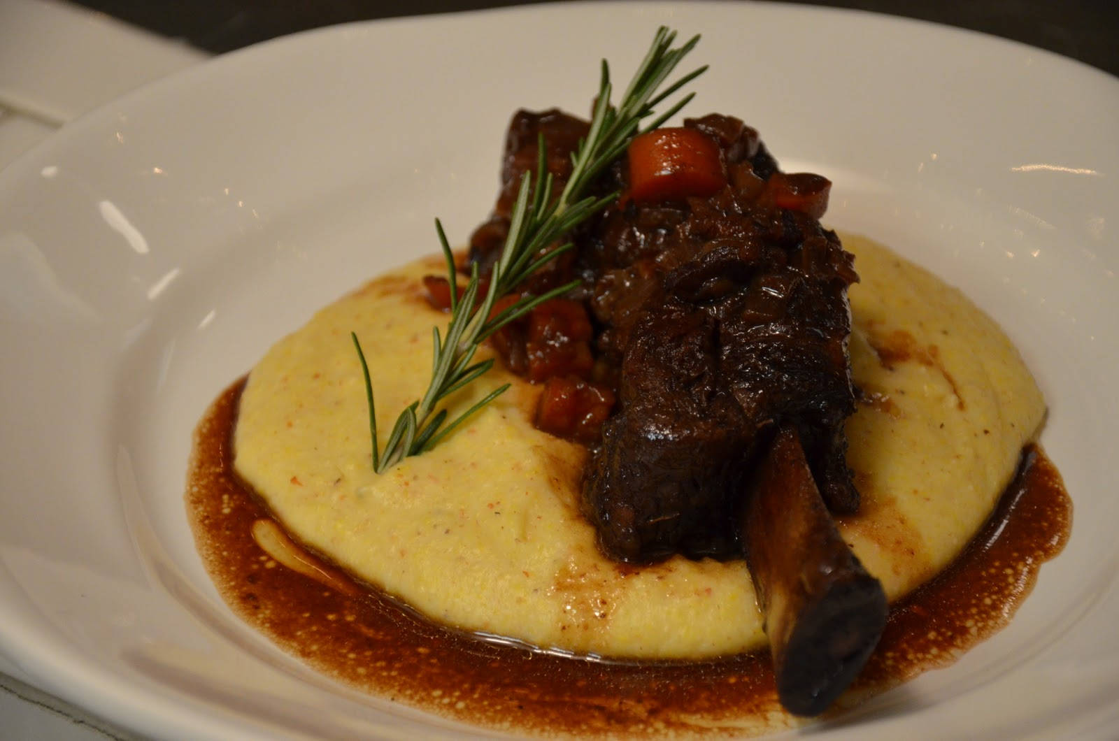 Saucy Short Ribs On Polenta Wallpaper